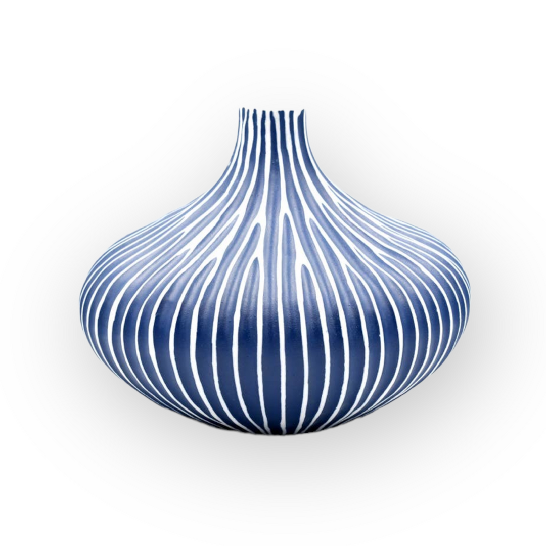 Monique Blue Porcelain bud vase