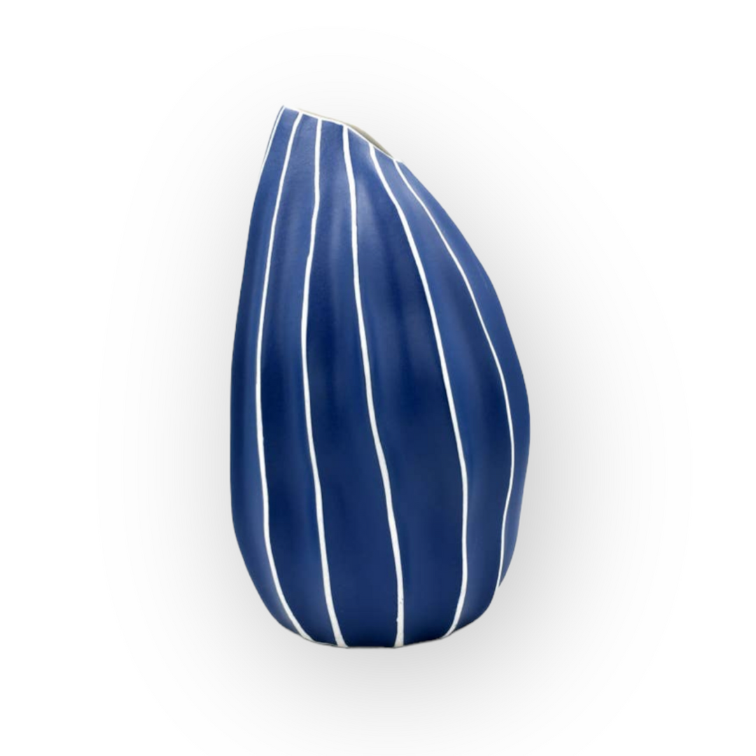 Seda Blue Porcelain Bud Vase