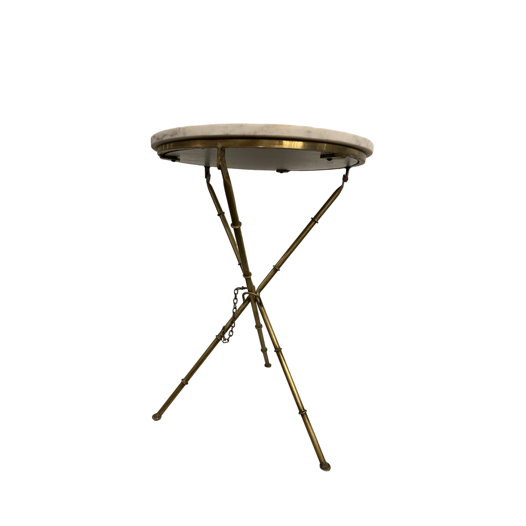 Whitney Beach Marble Side Table