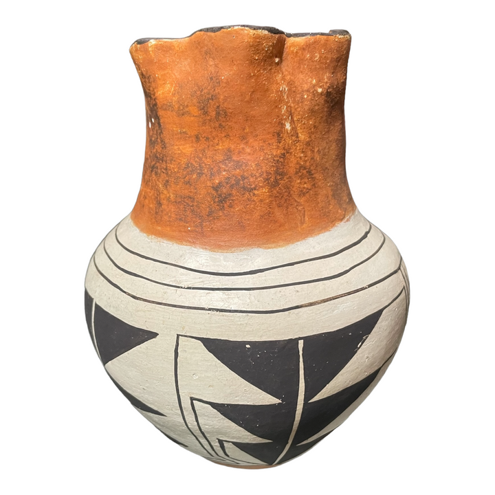 Vintage Traditional Native American Indian Pueblo Acoma Vase - Lee Concho