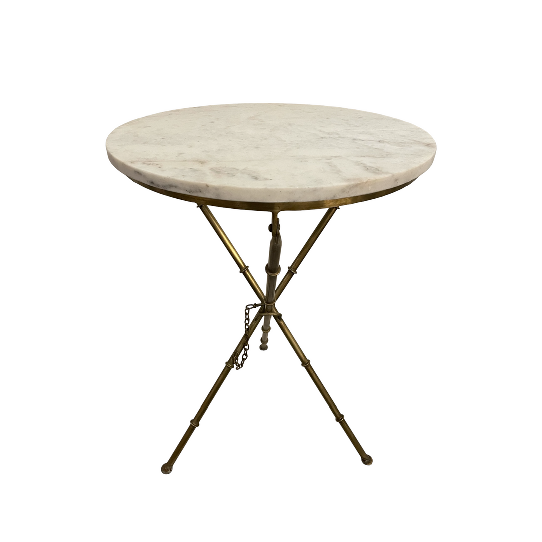 Whitney Beach Marble Side Table