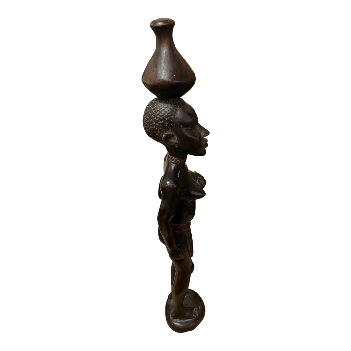 Vintage Hand Carved Kenyan Maternity Statue