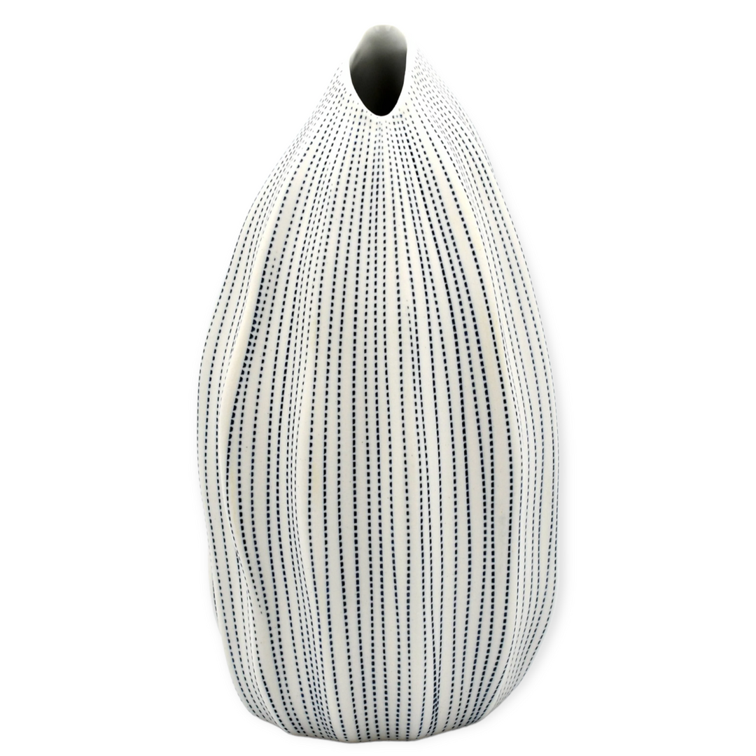 Seda Creme Porcelain Bud Vase