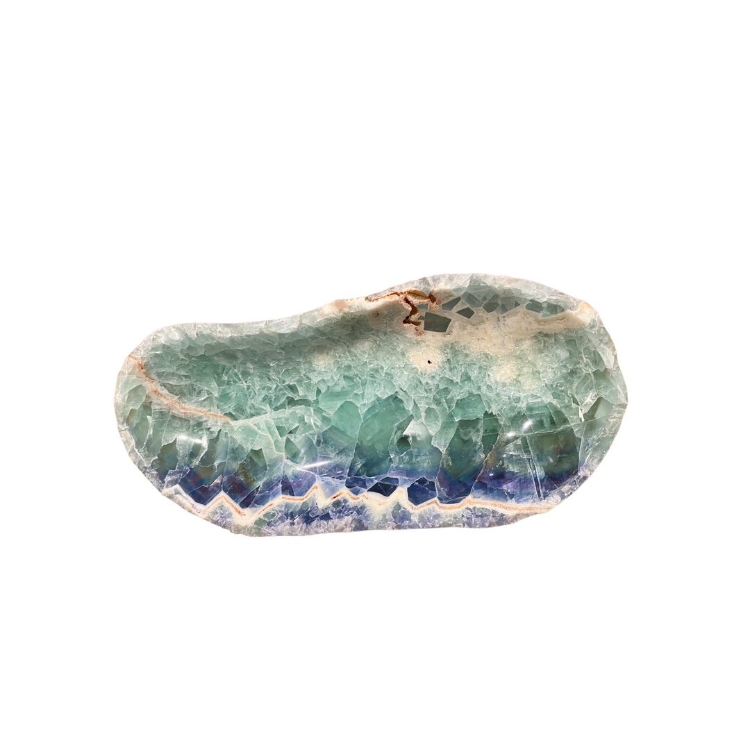 Organic Fluorite Mineral/stone Bowl