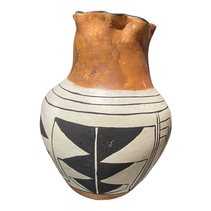 Vintage Traditional Native American Indian Pueblo Acoma Vase - Lee Concho