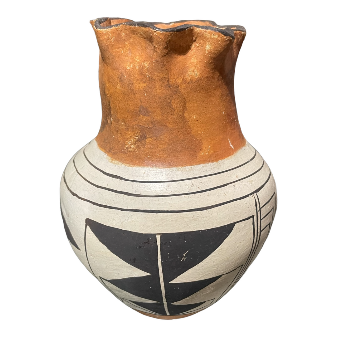 Vintage Traditional Native American Indian Pueblo Acoma Vase - Lee Concho