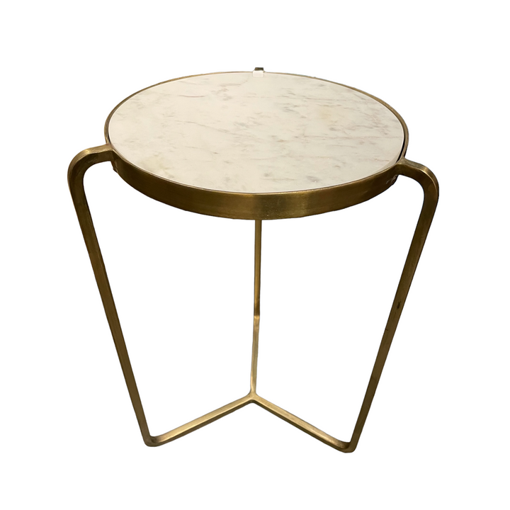 Round Casa Marble Side Table