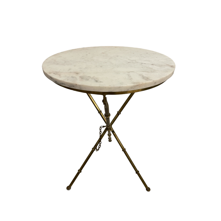 Whitney Beach Marble Side Table