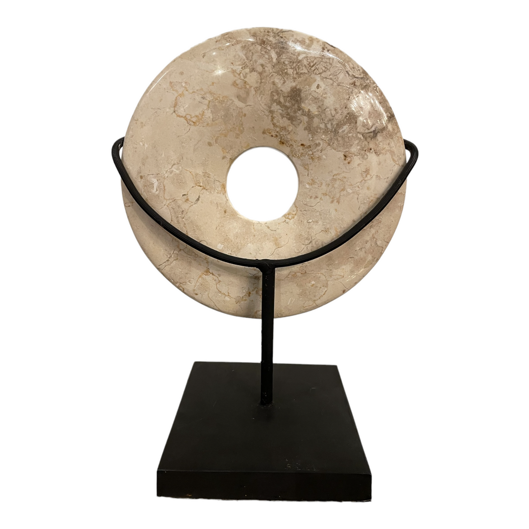 Marble Disc on Stand