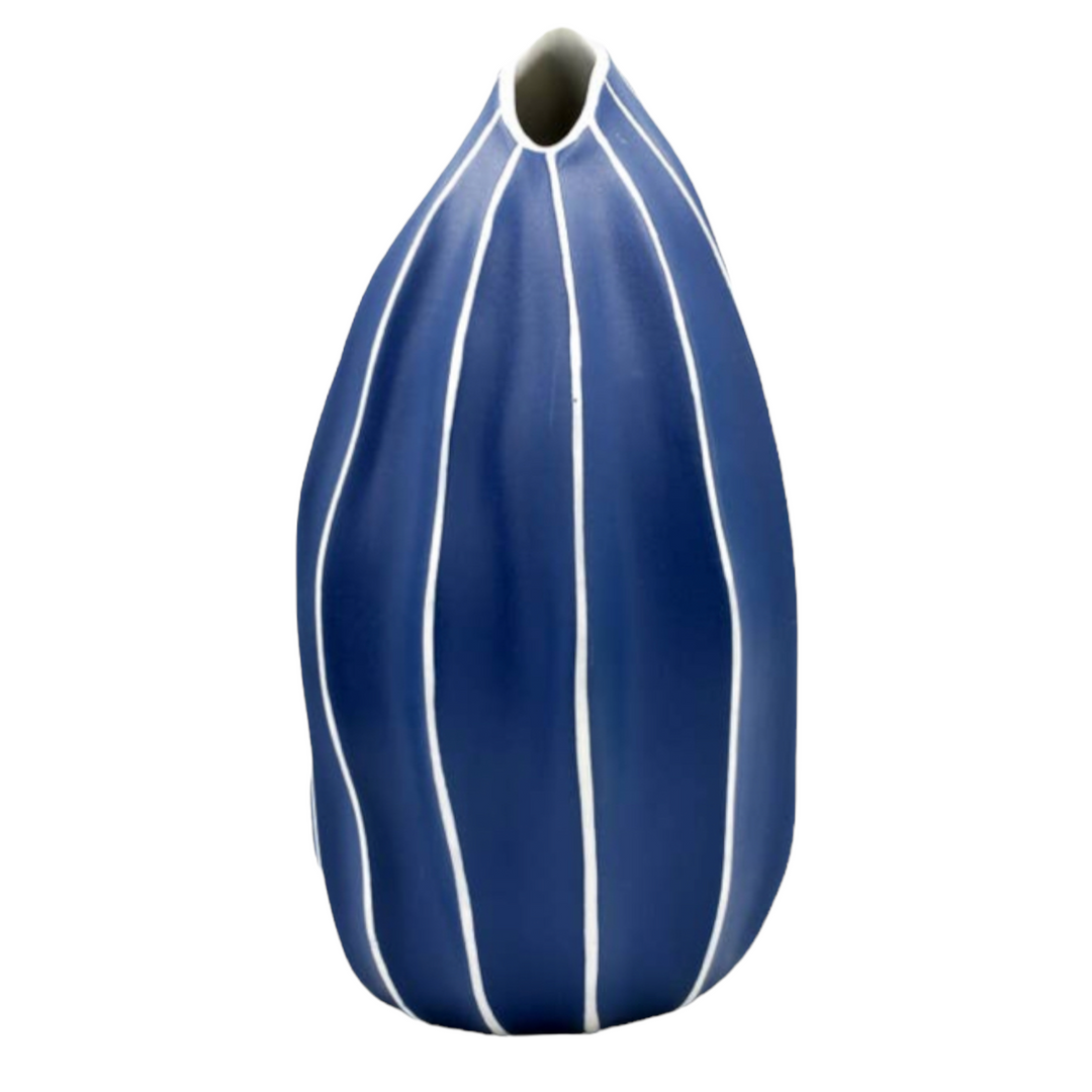 Seda Blue Porcelain Bud Vase