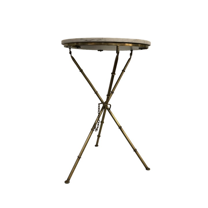 Whitney Beach Marble Side Table