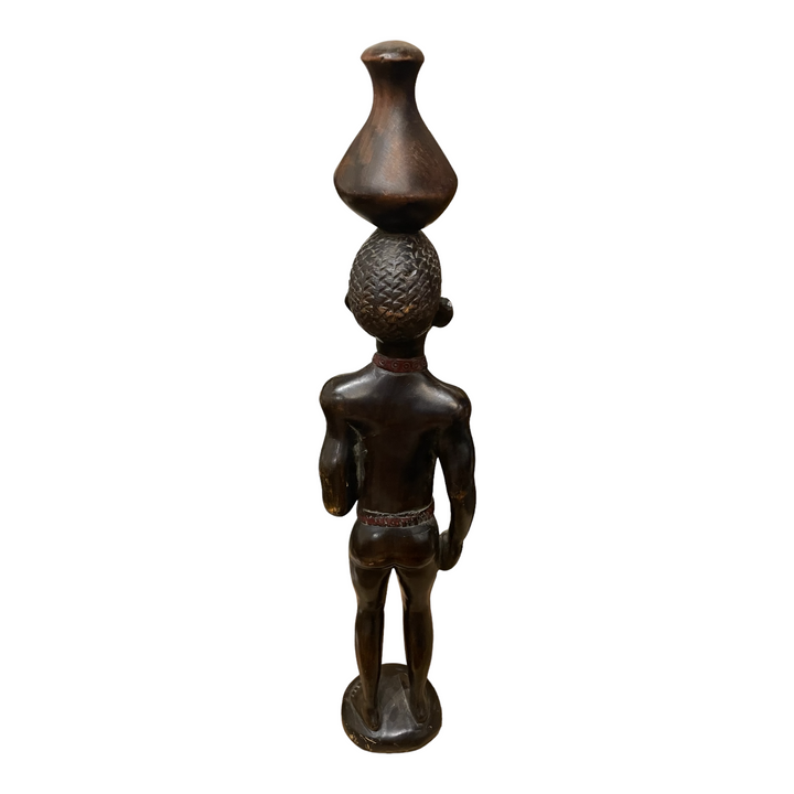 Vintage Hand Carved Kenyan Maternity Statue