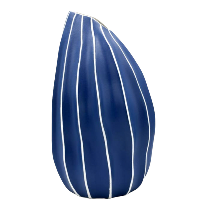 Seda Blue Porcelain Bud Vase