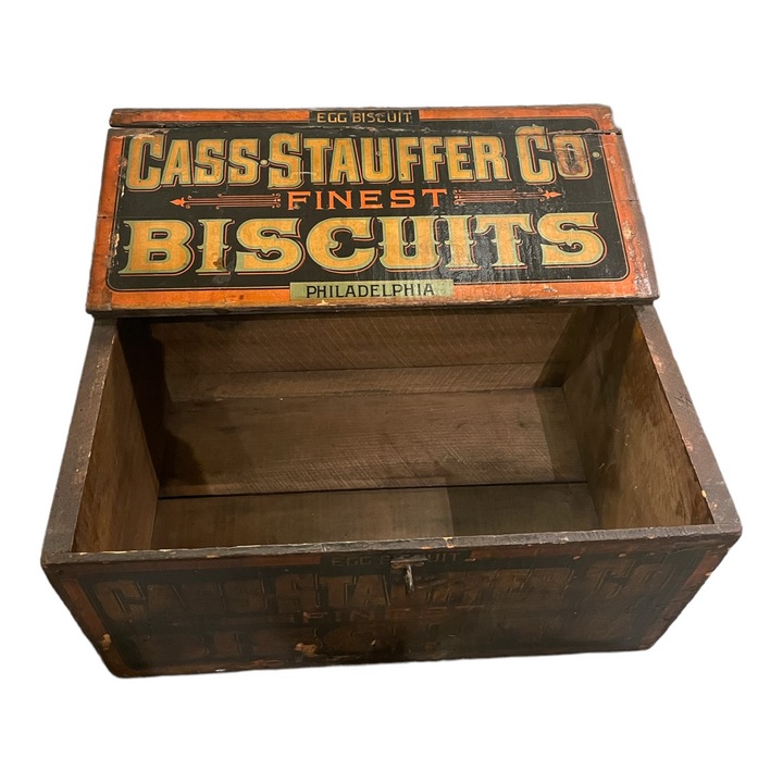 Antique Cass Stauffer Co. Shipping Box