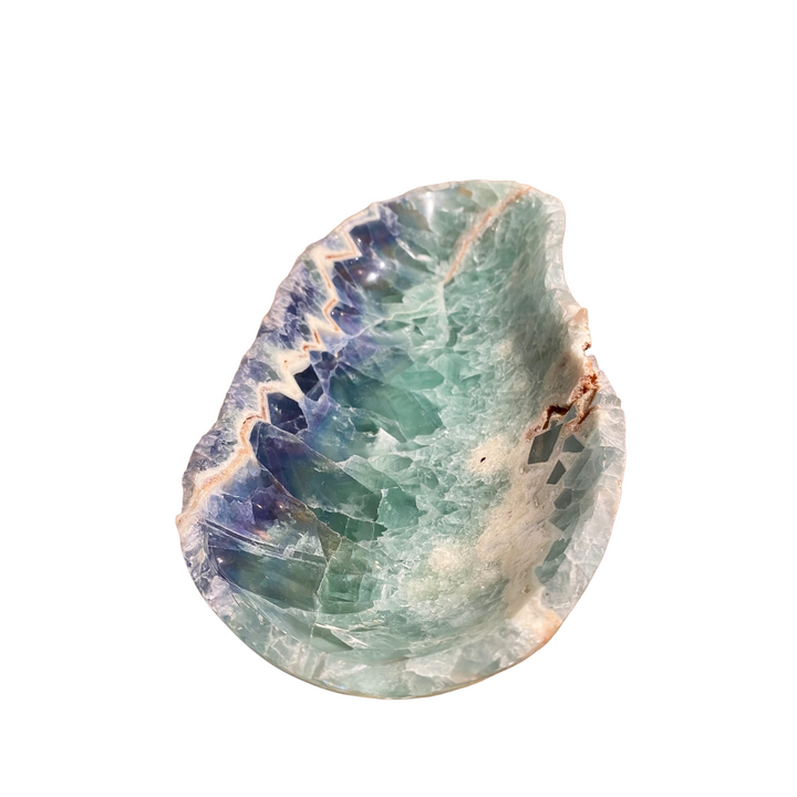 Organic Fluorite Mineral/stone Bowl