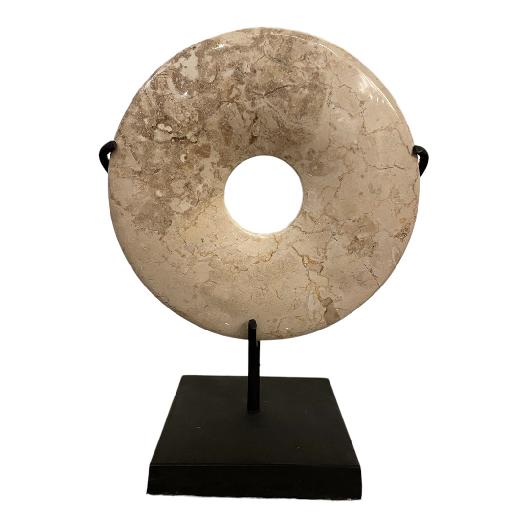 Marble Disc on Stand