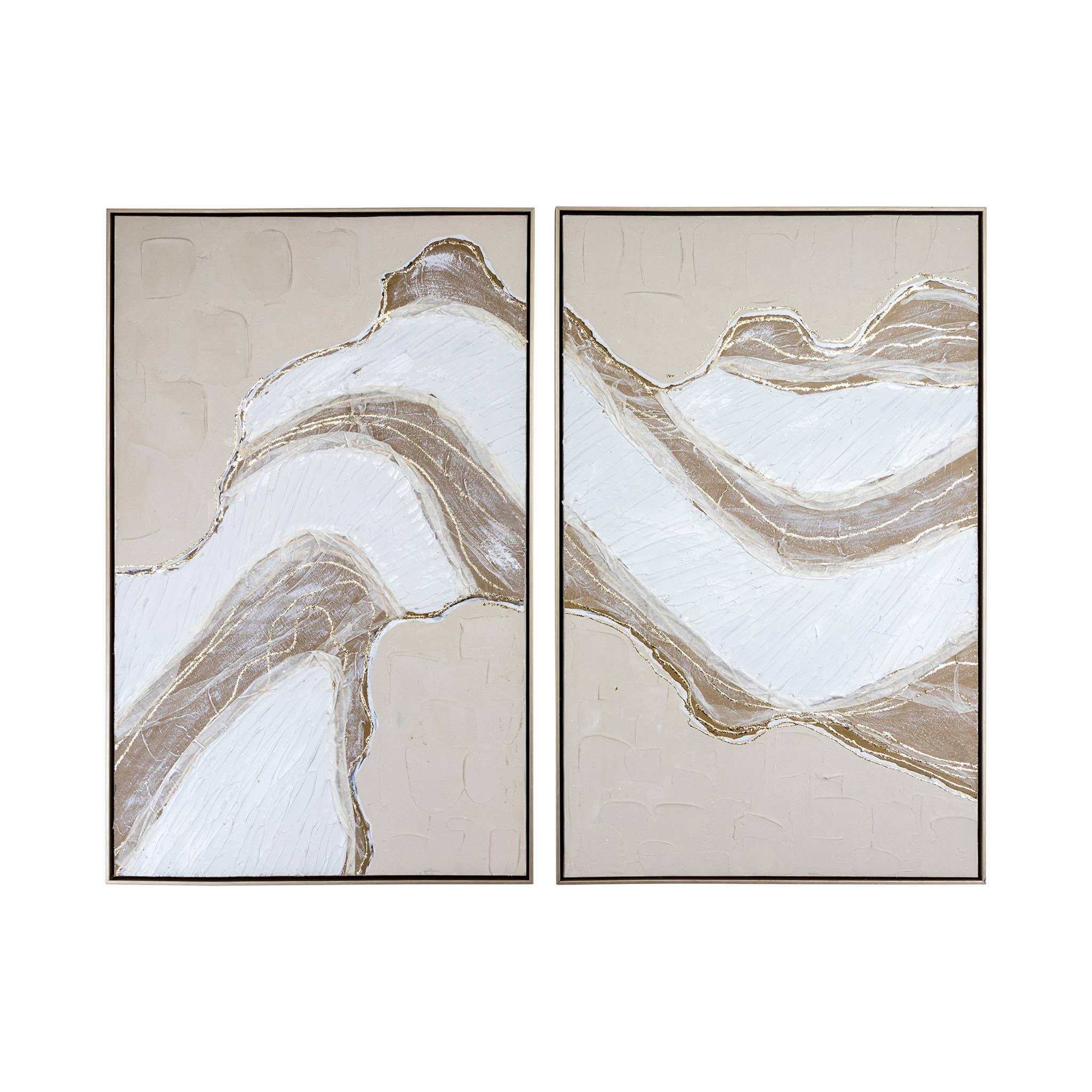 Horizon Abstract Dream Cloud Wall Art -Ast set of 2 – Awake Decor