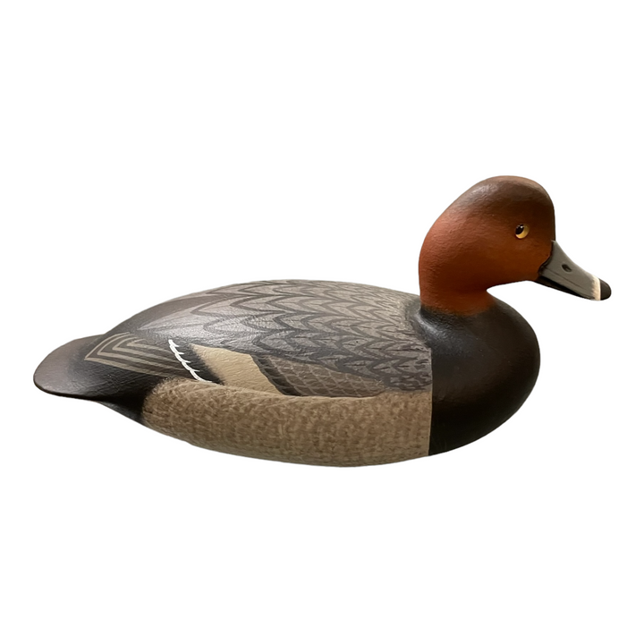 Redhead Drake Floater Duck Decoy Signed 2020