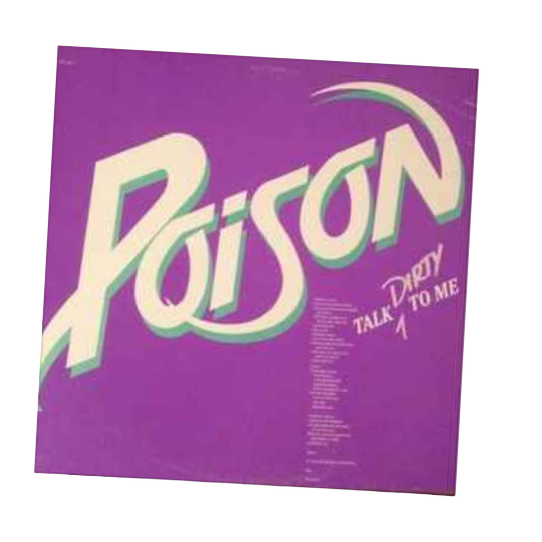 Poison - 1986 "Talk Dirty To Me" - Promo Album Vintage Vinyl Record